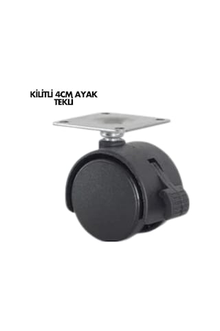 Kilitli 4cm Ayak Tekli Çokrenkli