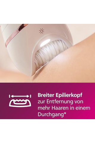 Philips Epilatör Serisi 8000, Bacaklar Ve Vücut İçin Kablosuz Islak Ve Kuru Epilatör, 9 Aksesuarlı, Tıraş Makinesi, Uzun Saç Kesme Makinesi, Pedikür Ve Vücut Peeling Cihazı, Model Bre740/10