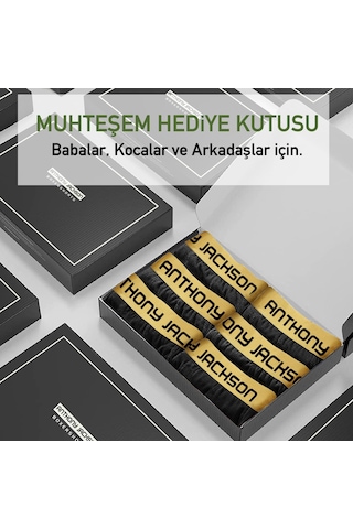 Anthony Jackson Likralı 6'Lı Kutu Premium Erkek Boxer Herman Çok Renkli