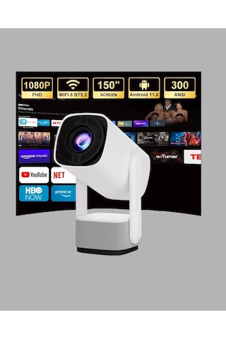 Hd 720p Projeksiyon Cihazı - Geniş Ekran 10.000 Saat Ampul Ömrü Ev Sineması Deneyimi