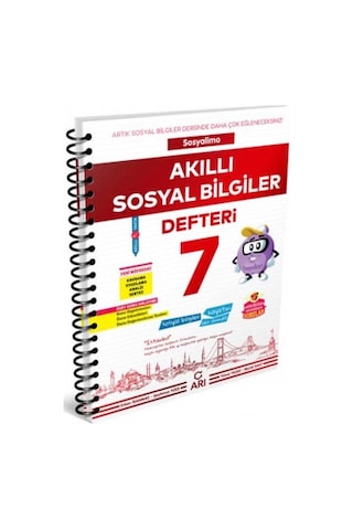 Akıllı Sosyal Bilgiler Defteri 7. Sınıf - Erkan İsanmaz - Arı