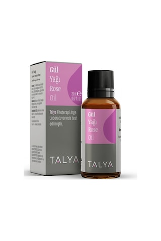 Talya Soğuk Sıkım %100 Saf ve Doğal Gül Yağı 20 ML