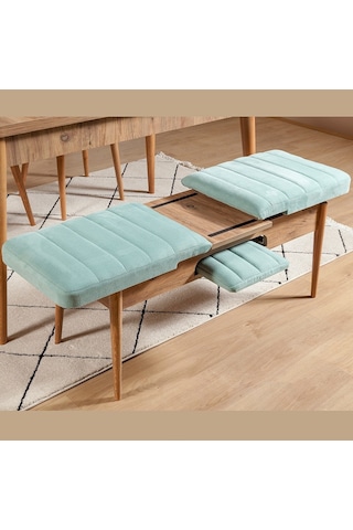 Ahşap Açılır Bench Atlantik Fıstık Yeşil