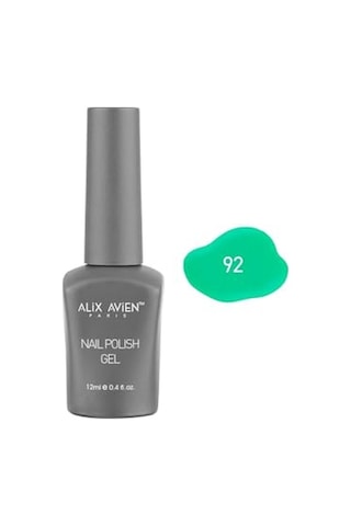 Yeşil Kalıcı Oje 92-yoğun Renk Veren Jel Oje 12 Ml-nail Uv Gel Polish 92 Diğer