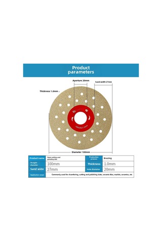Hombey Kaya Taşı Kesme Ve Zımparalama Diski, 45 Derece Köşe Oluşturma, Kenar Düzenleme, Çatlamaz, Açı Zımpara Makinesi Uyumlu