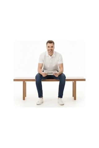 Vexor Erkek Pike Kumaş Düğmeli Yaka Regular Fit Günlük Kısa Kol Tişört T-shirt - Beyaz