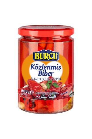 Burcu Közlenmiş Biber 560 Gr Cam X 3 Adet