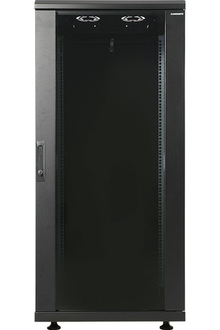 Canovate 26U 600X600Mm 19''Dikili Tip Network Rack Kabinet Siyah