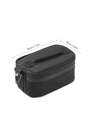 Pazly Taşınabilir Termal Soğutucu - Siyah, Sahil/piknik/kamp İçin Öğle Yemeği Kutusu, Günlük Kullanım Siyah