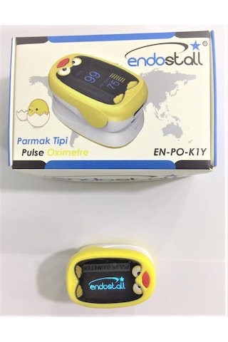 Endostall K1 Pediatrik 1 - 12 Yaş Çocuklar için Şarjlı Pulse Oksimetre Cihazı