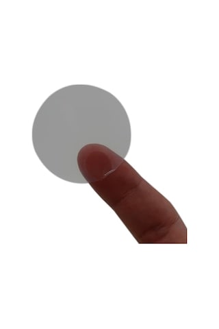 Pp Şeffaf Termal Rulo Etiket 40mm X 40mm Çap Ruloda 500 Adet 1