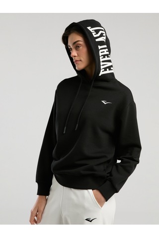 Everlast Ever Classics Wmn Comfort Siyah Kadın Kapüşonlu Sweatshirt Siyah