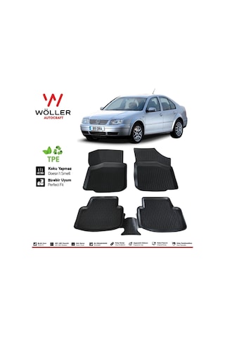 Volkswagen Bora Paspas 1999 2005 Arası 3d Havuzlu Paspas