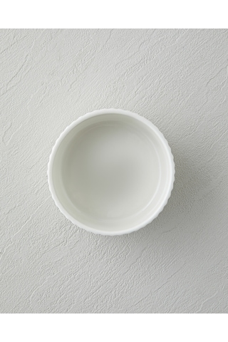 English Home Lunara Porselen Çerezlik 10 Cm Beyaz Beyaz