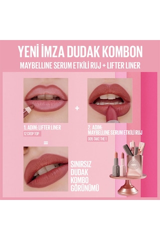 Maybelline New York Serum Etkili Hyalüronik Asit Ve Besleyici Yağ İçeren Matte Ruj 005 Take The 1