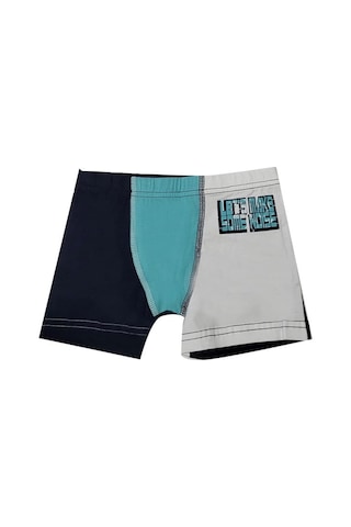 Meks Berrak Erkek Çocuk Boxer Takım 5309 Açik Mavi