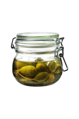 Ikea Korken Gıda Kavanozu 500 Ml 10,5 X 11 Cm Şeffaf