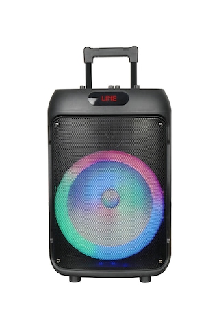 Teknodur Gd-1203 Dijital Led Göstergeli Fm Radyolu Mikrofonlu Rgb Tws 12 İnç Stereo B