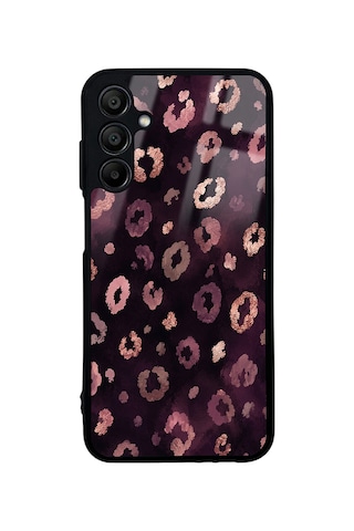 Samsung Uyumlu Galaxy A15 Kılıf Kamera Lens Korumalı Desenli Silikon Üstün Koruma Heptek İletişim Pembe