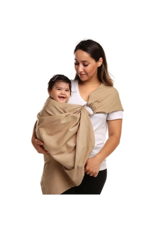 TommyBaby Baby Sling Bebek Taşıma Kangurusu Bej
