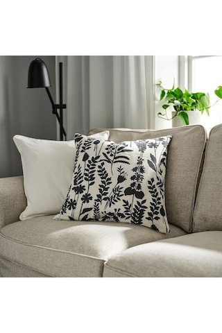 Ikea Rotvecklare Beyaz-antrasit 50x50 Cm Kırlent Kılıfı