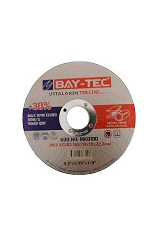 Inox Kesici Taş Disk 115x1.0x22.2mm 10 Adet