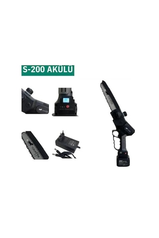 Algaride Yokatta S-200 Çift Akülü Budama Testeresi 25v 4ah 2ah Lityum Pil Ağaç Dal Kesme Testere