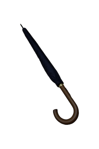 Baginn Snotline-april Erkek Baston Şemsiye Ahşap Sap Siyah Renk 100 CM Çap 001