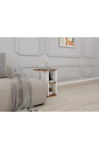 İvriz Yan Sehpa Amalfi-beyaz