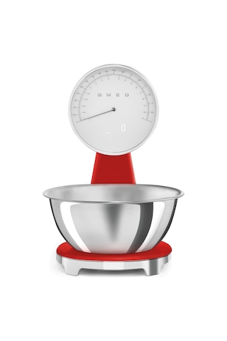 Smeg 50's Style Retro Kırmızı Analog Mutfak Tartısı Ksf01rdww Kırmızı