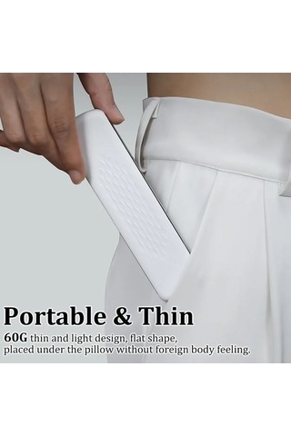 Dm Ses Geçirmez Ağrısız Kemik İletimli Taşınabilir Uyku Hoparlörü - Beyaz Gürültü Uyku Yardımcısı Beyaz Beyaz