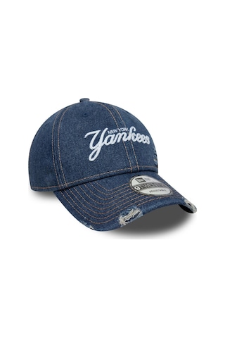 New Era Denim Distress 9twenty Neyyan Nvy Unisex Mavi Şapka-12959 Mavi