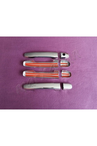 Woc Chrome Toyota Uyumlu Hilux Krom Kapı Kolu 2006-2014 4 Kapı Paslanmaz