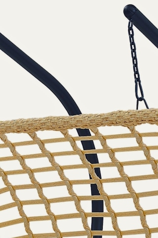 Pucci Home Vivense-balina Gardenya Monalin Çiftli Rattan Berjer Salincak. Krem