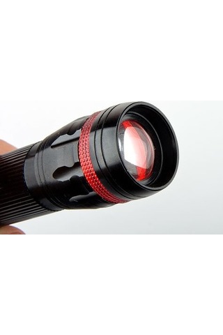 Periboia Power Ledli Ve Zoomlu 2 Km Menzilli Alüminyum El Feneri Karışık/çok Renkli Çok Renkli