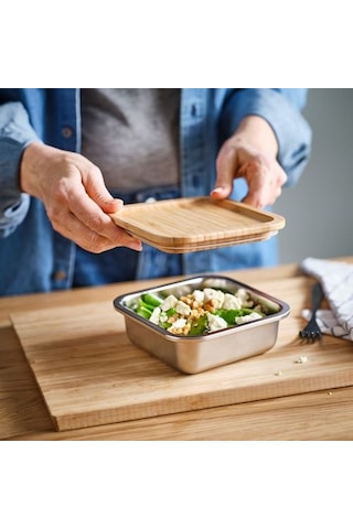 Ikea 365+ Saklama Kabı Kapağı, Bambu