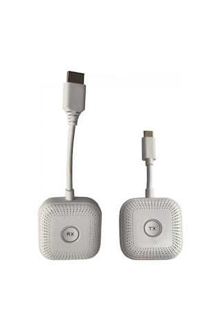 Type C To Hdmı Kablosuz Ses Ve Görüntü Aktarıcı Set Hdmi Alıcı Verici Kit