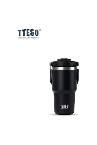 Tyeso Dailyneed Termos Vakumlu Paslanmaz Çelik Siyah 600ml
