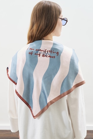 Desenli Orta Boy Saten Fular Dream Dream