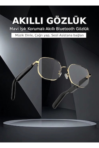 Yh Hy 0322 Gri Çerçeveli Siyah Tws Akıllı Güneş Gözlüğü Polarize Çift Hoparlör Gözlük Müzik Çağrı