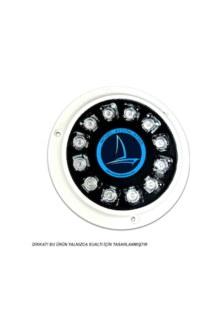 A3 Star 12 Ledli Sualtı Aydınlatması 12-24 Volt Yeşil