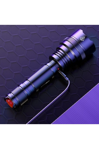 Uv El Feneri 12watt 365 Nm Profesyonel Şarjlı Siyah