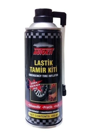 Autokit Lastik Tamir Kiti Lastik Tamir Spreyi Lastik Şişirme Spreyi Tekerlek Tamir