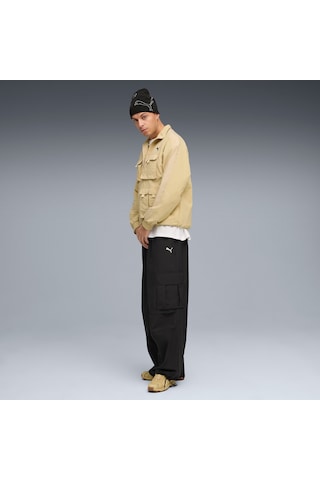Puma T7 Cargo Relaxed Track Erkek Krem Ceket 632092 Krem