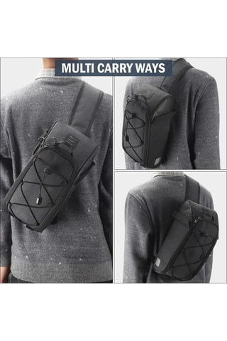 Willowhaven 141465-sa Lohas Bisiklet Çantası 7l Çok Renkli, Sabit Kayışlı, Omuz Askılı, Dayanıklı Polyester Çok Renkli