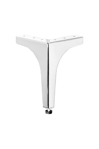 4 Adet Klas Ayak Metal 17 Cm Krom Mobilya Koltuk Ayağı