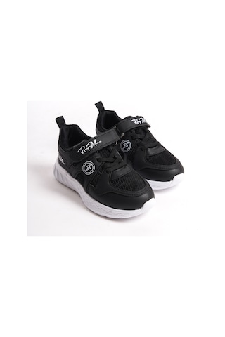 Daxtors Garantili Ray Max Günlük Ortopedik Çocuk Unisex Sneaker Spor Ayakkabı Siyah-beyaz