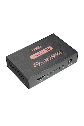 Molix Mx-5004 1 Giriş 4 Çıkış 4k Hdmı Splitter - Ultra Hd Görüntü Çoklayıcı Ve Sinyal Yenileyici