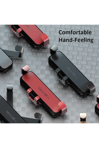 Padalink Siyah Araba Telefon Tutucusu, Silikon Yastık, Çok Açı Dönebilen, 4.0-6.5 İnç Telefonlar İçin, Kaymazsız, Kolay Kurulum