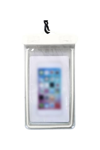 Neevoyu Beyaz Hava Yastığıli Dışarıda Su Geçirmez Telefon Çantası - Parlak Işıklı Dokunmatik Ekran, Dalış Ve Bisiklet Turları İçin BEYAZ